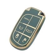 Hot Selling Gold Edge Car Keycase For Jeep For Grand For Cherokee WK2 For Jeep For CHEROKEE KL For Jeep For RENEGADE BU